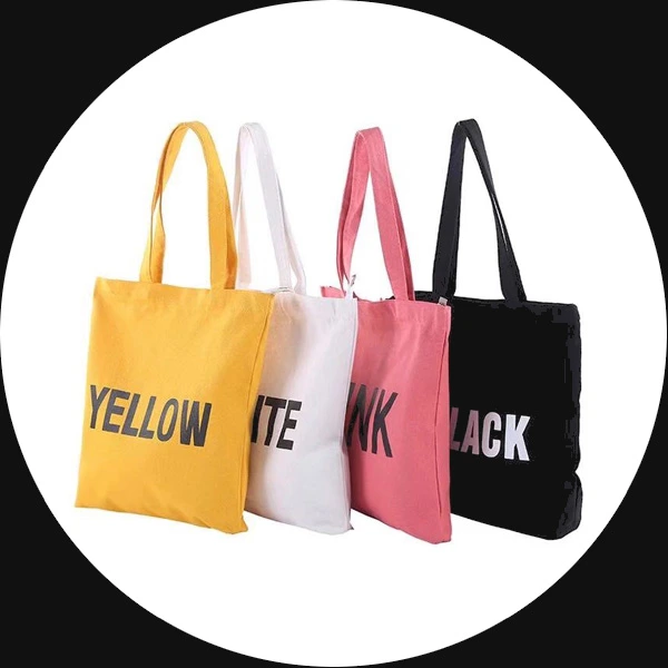 Printed tote bags